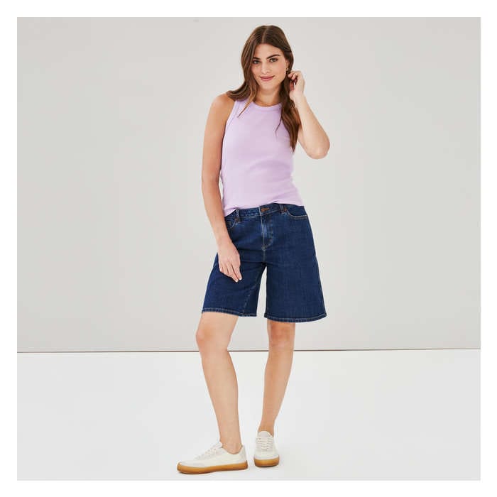 Women's Rib Racerback Tank - Light Purple